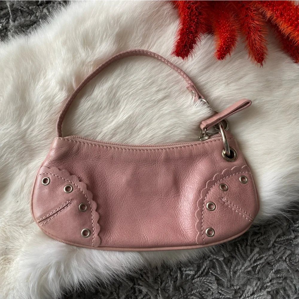 Coccinelle Pink Mini Shoulder Bag - Picture 2 of 7